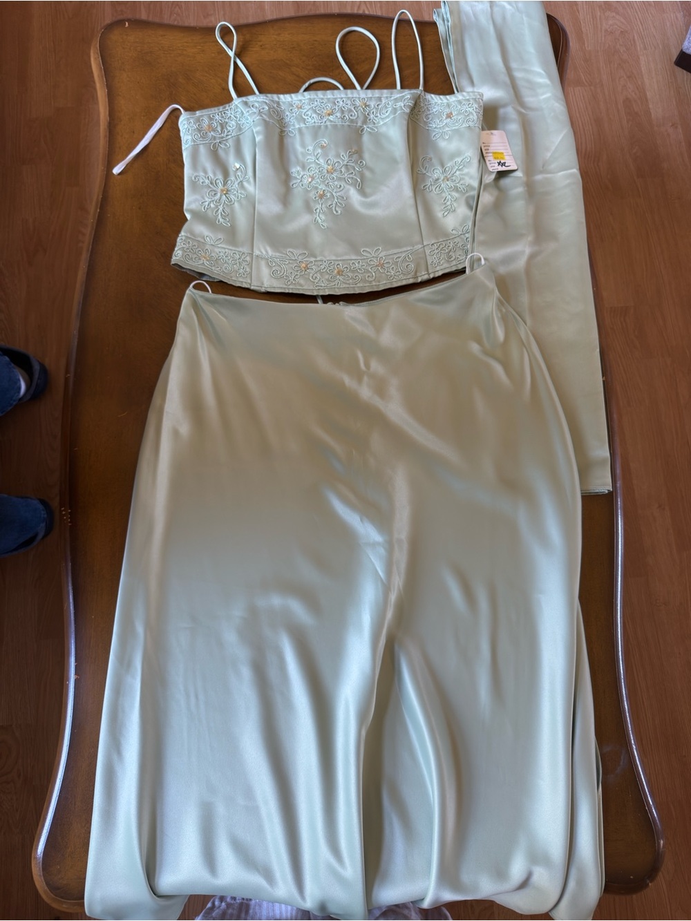 Vintage NET Sea Foam Green 3 piece set